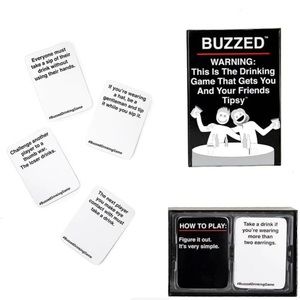 🌸 BUZZED Party Drinking Card Game